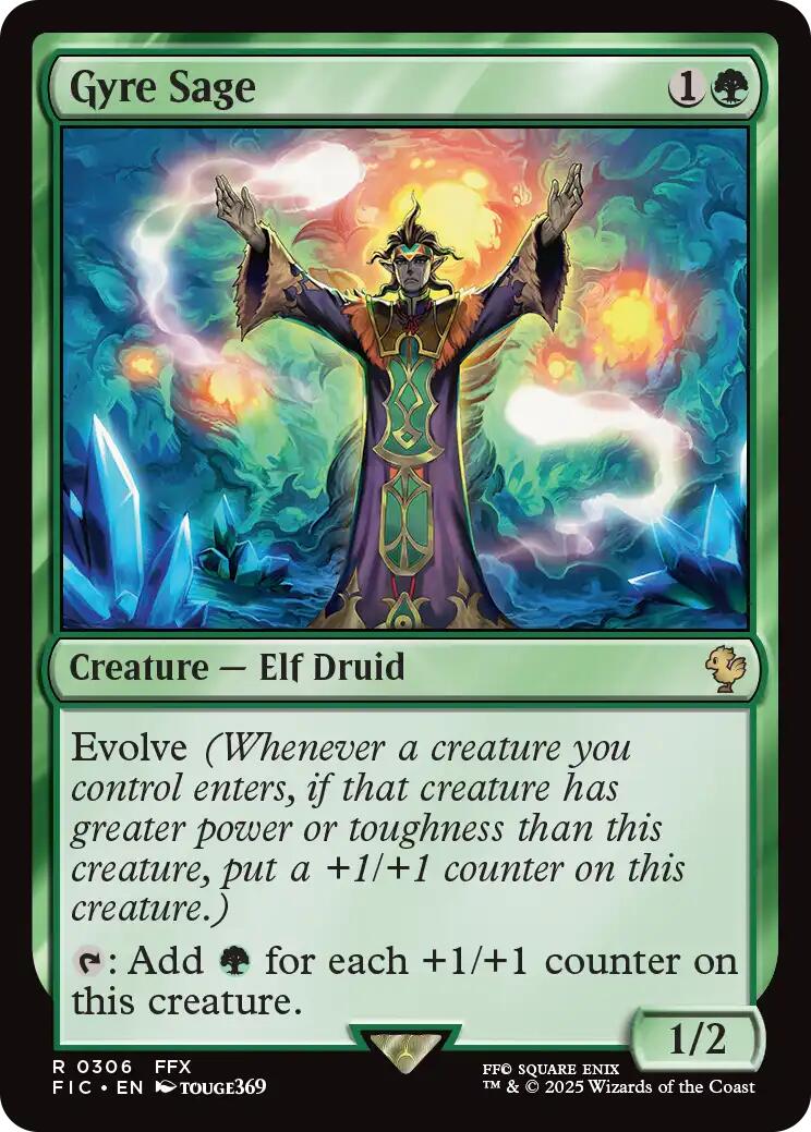 Gyre Sage (Surge Foil) [FINAL FANTASY Commander] | Empire Gaming NC
