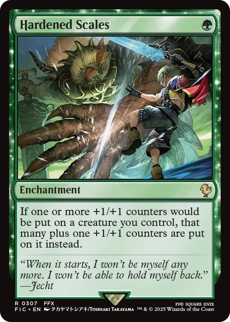 Hardened Scales (Surge Foil) [FINAL FANTASY Commander] | Empire Gaming NC