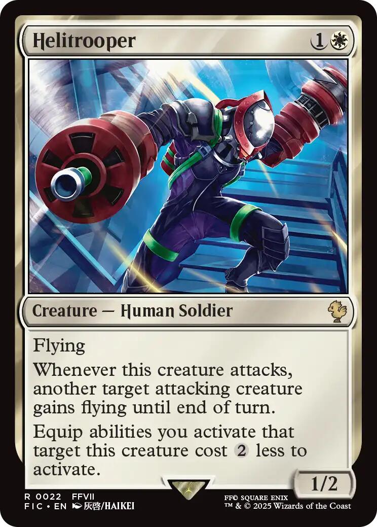 Helitrooper (Surge Foil) [FINAL FANTASY Commander] | Empire Gaming NC