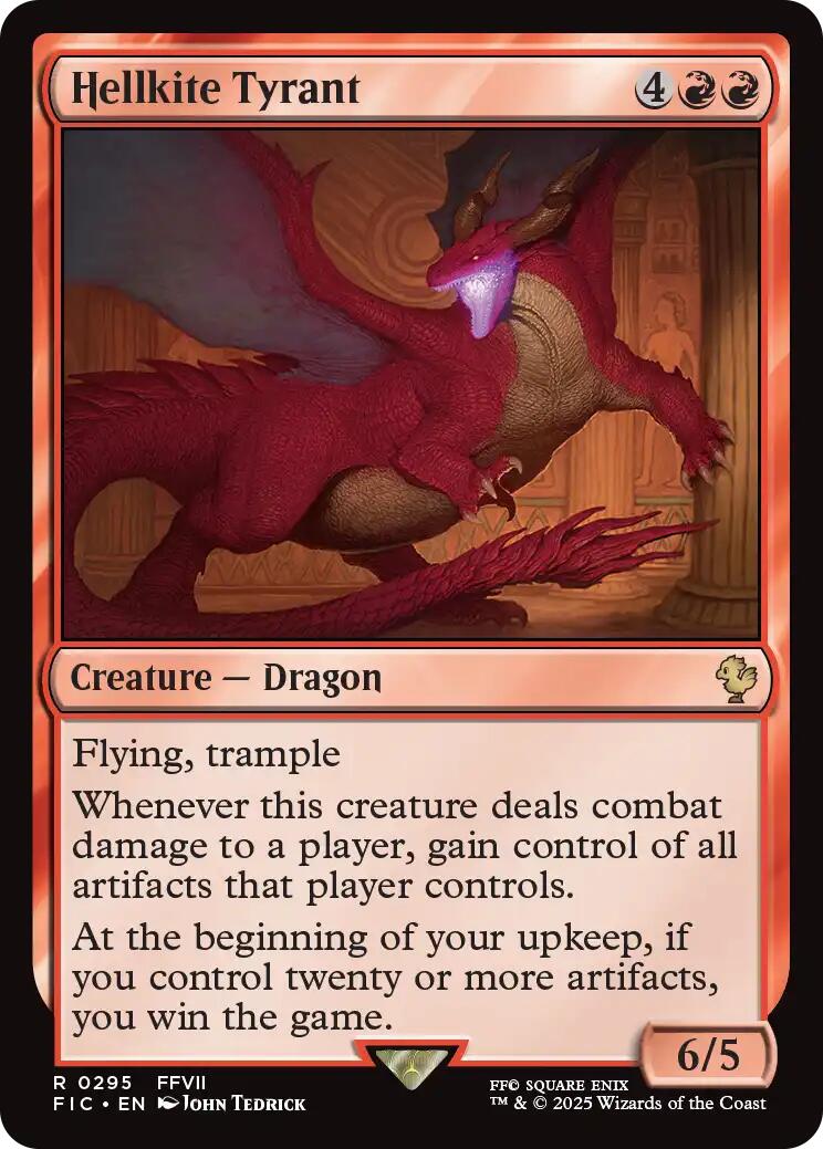 Hellkite Tyrant (Surge Foil) [FINAL FANTASY Commander] | Empire Gaming NC