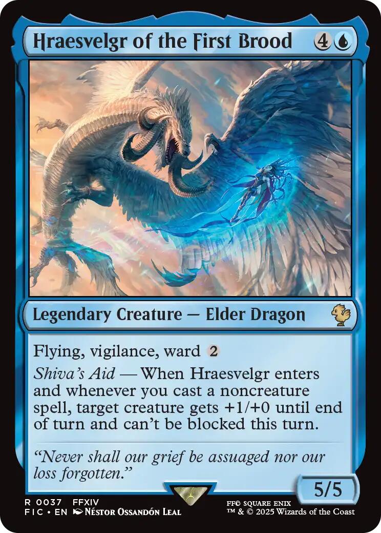 Hraesvelgr of the First Brood (Surge Foil) [FINAL FANTASY Commander] | Empire Gaming NC