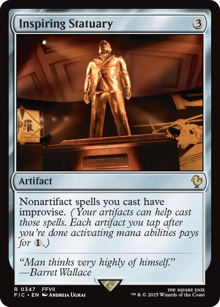 Inspiring Statuary (Surge Foil) [FINAL FANTASY Commander] | Empire Gaming NC