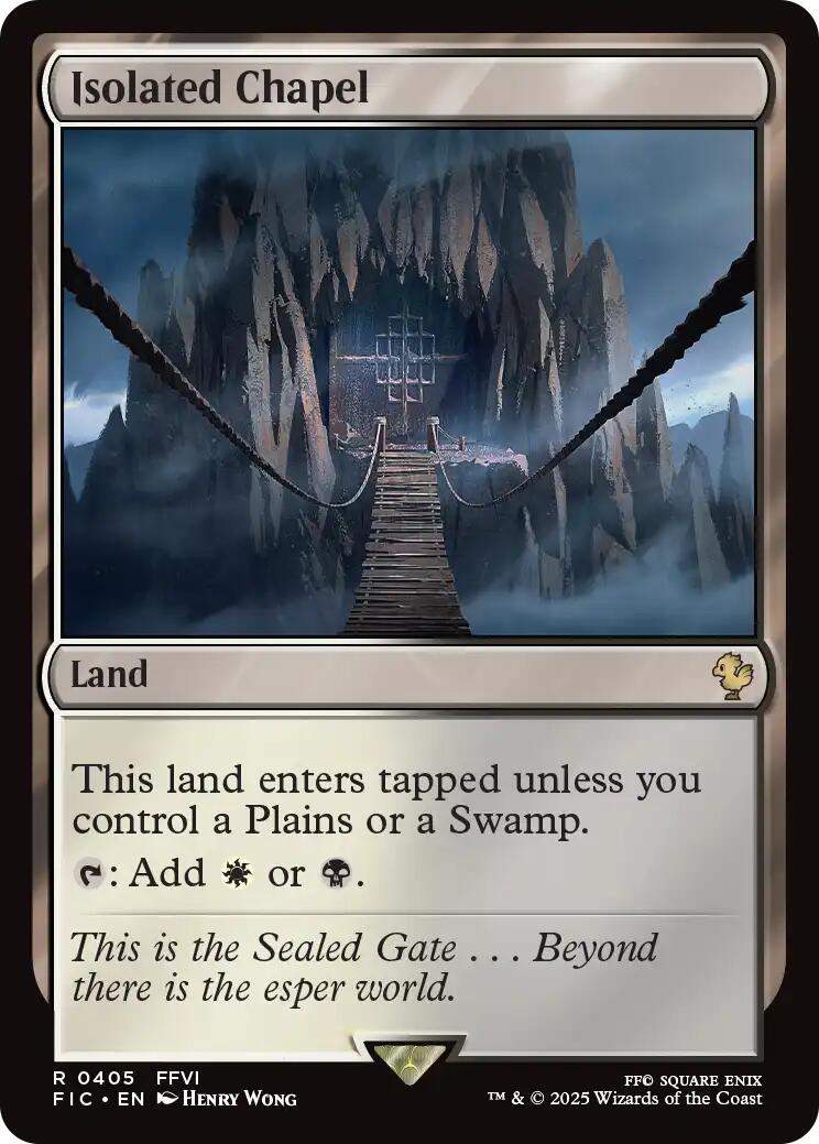 Isolated Chapel (Surge Foil) [FINAL FANTASY Commander] | Empire Gaming NC