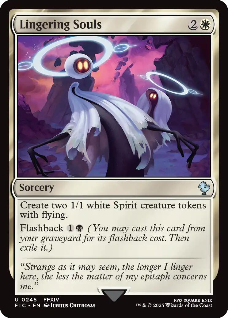 Lingering Souls (Surge Foil) [FINAL FANTASY Commander] | Empire Gaming NC