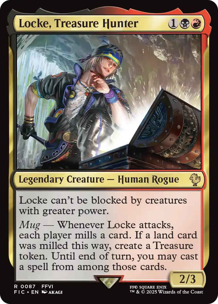 Locke, Treasure Hunter (Surge Foil) [FINAL FANTASY Commander] | Empire Gaming NC