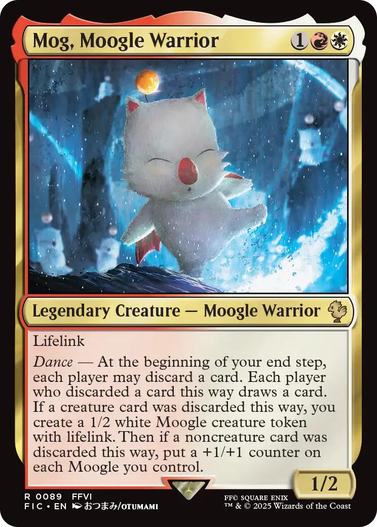 Mog, Moogle Warrior (Surge Foil) [FINAL FANTASY Commander] | Empire Gaming NC