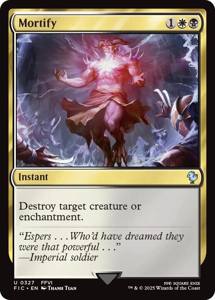 Mortify (Surge Foil) [FINAL FANTASY Commander] | Empire Gaming NC