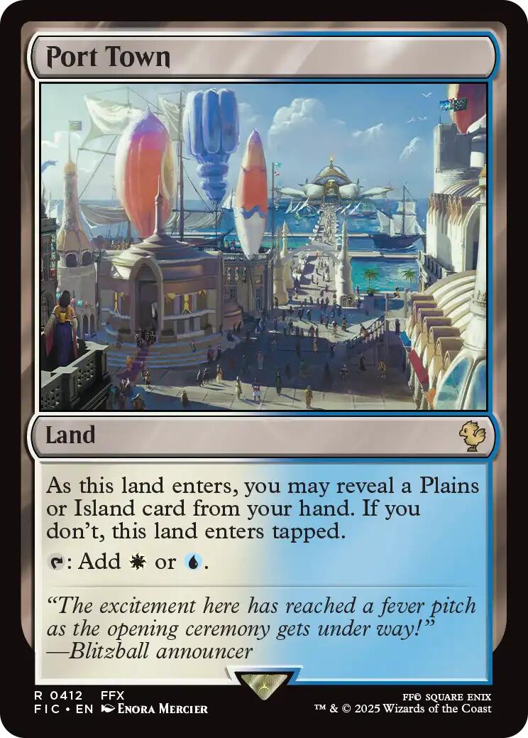 Port Town (Surge Foil) [FINAL FANTASY Commander] | Empire Gaming NC