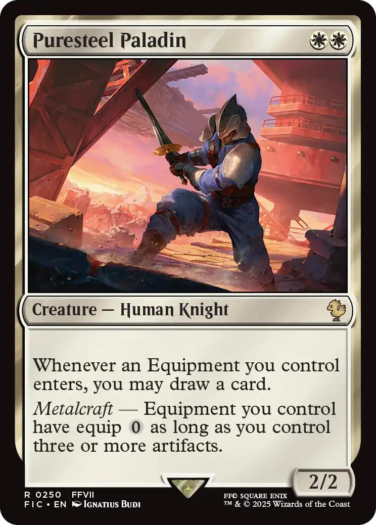 Puresteel Paladin (Surge Foil) [FINAL FANTASY Commander] | Empire Gaming NC