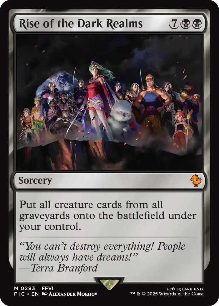 Rise of the Dark Realms (Surge Foil) [FINAL FANTASY Commander] | Empire Gaming NC