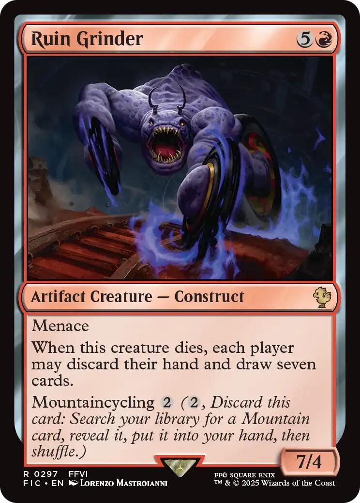 Ruin Grinder (Surge Foil) [FINAL FANTASY Commander] | Empire Gaming NC