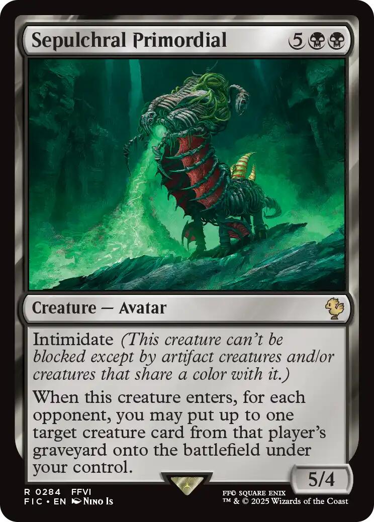Sepulchral Primordial (Surge Foil) [FINAL FANTASY Commander] | Empire Gaming NC