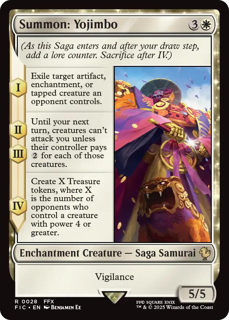 Summon: Yojimbo (Surge Foil) [FINAL FANTASY Commander] | Empire Gaming NC