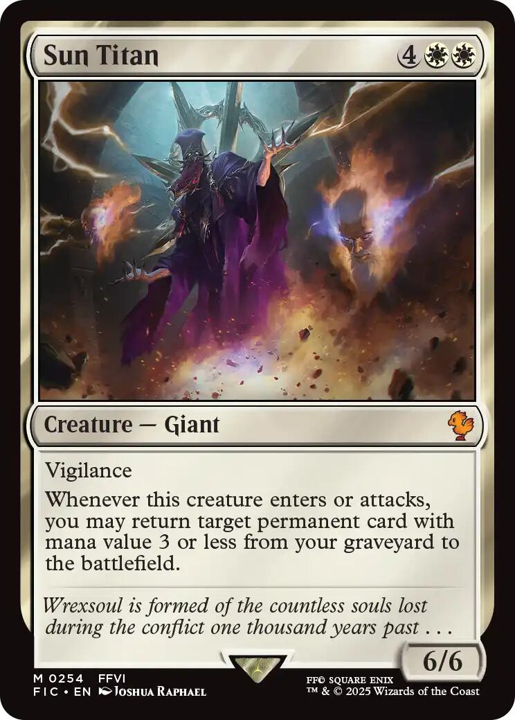 Sun Titan (Surge Foil) [FINAL FANTASY Commander] | Empire Gaming NC