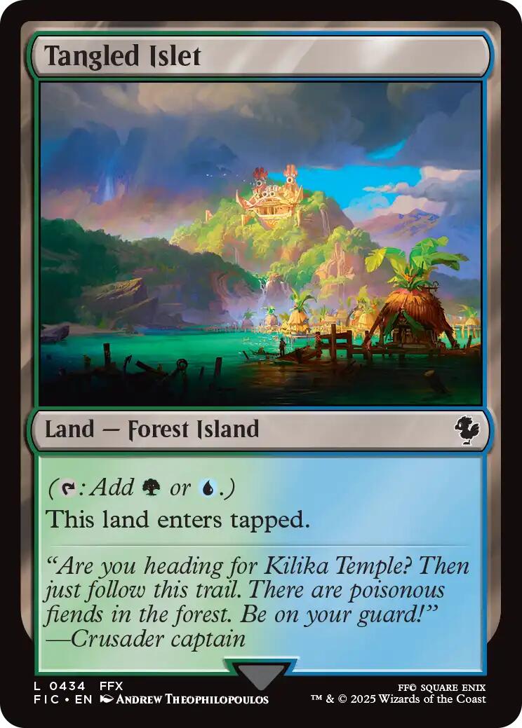 Tangled Islet (Surge Foil) [FINAL FANTASY Commander] | Empire Gaming NC