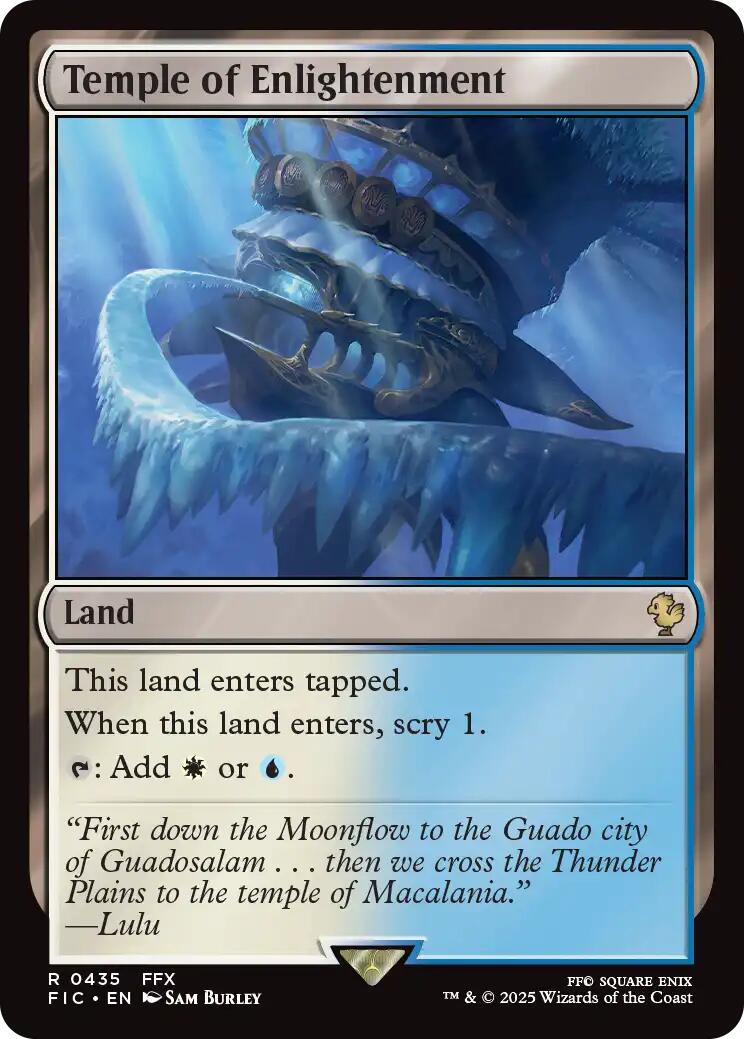 Temple of Enlightenment (Surge Foil) [FINAL FANTASY Commander] | Empire Gaming NC