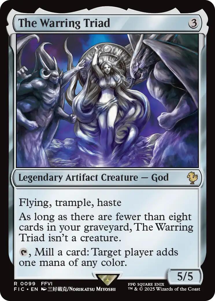 The Warring Triad (Surge Foil) [FINAL FANTASY Commander] | Empire Gaming NC