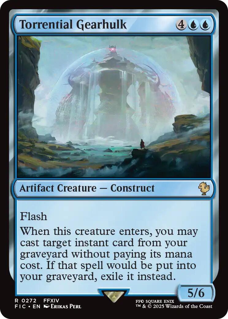 Torrential Gearhulk (Surge Foil) [FINAL FANTASY Commander] | Empire Gaming NC