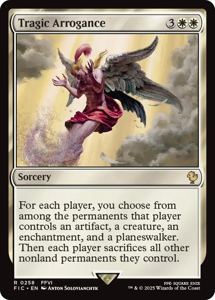 Tragic Arrogance (Surge Foil) [FINAL FANTASY Commander] | Empire Gaming NC