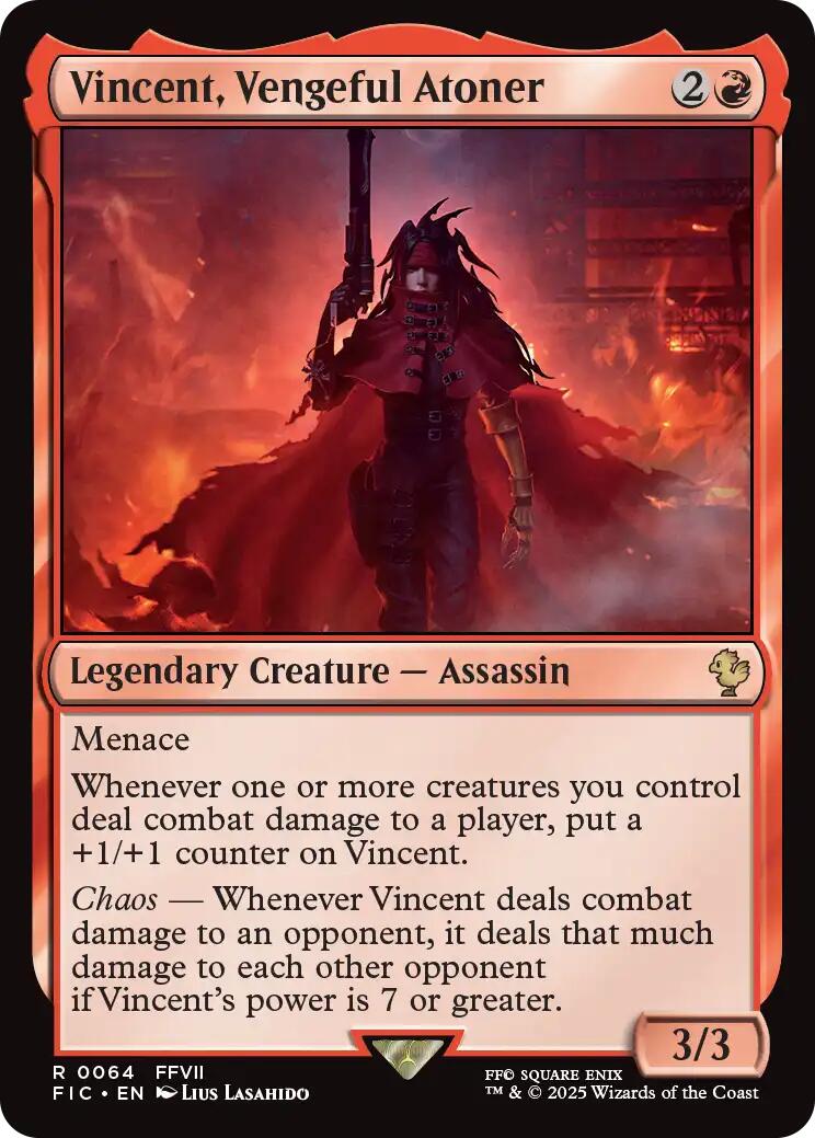 Vincent, Vengeful Atoner (Surge Foil) [FINAL FANTASY Commander] | Empire Gaming NC