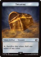 Clue // Treasure Double-Sided Token [FINAL FANTASY Commander Tokens] | Empire Gaming NC