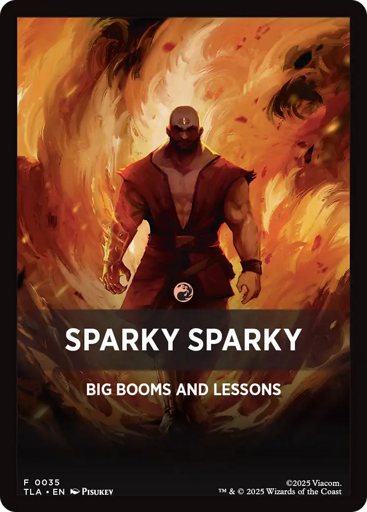 Sparky Sparky Theme Card [Avatar: The Last Airbender Tokens] | Empire Gaming NC