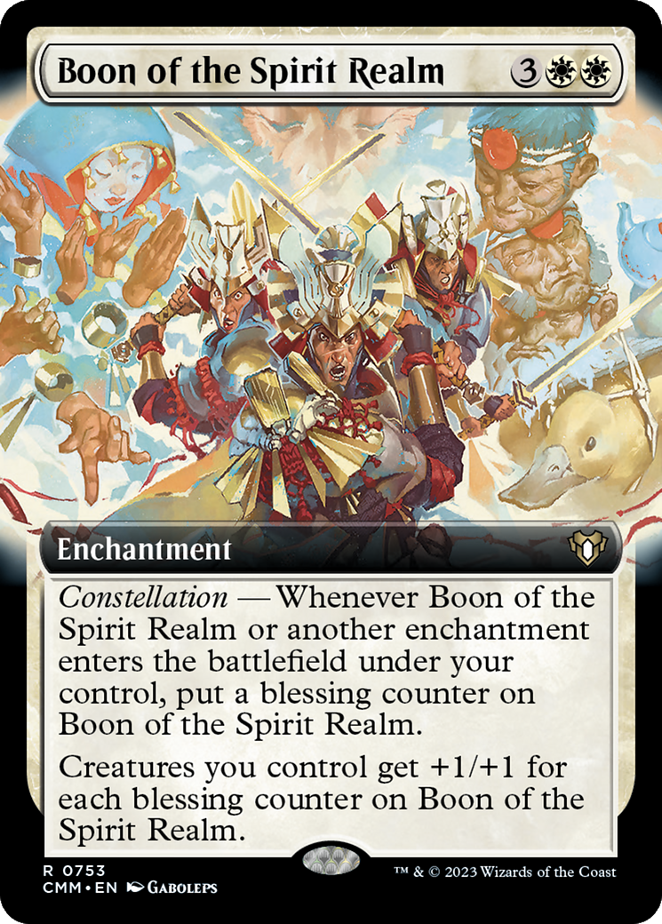 Boon of the Spirit Realm (Extended Art) [Commander Masters] | Empire Gaming NC