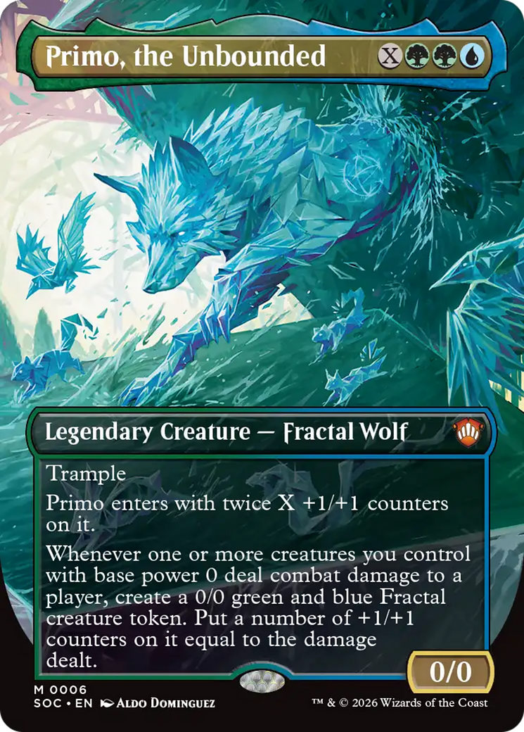 Primo, the Unbounded (Borderless) [Secrets of Strixhaven Commander] | Empire Gaming NC