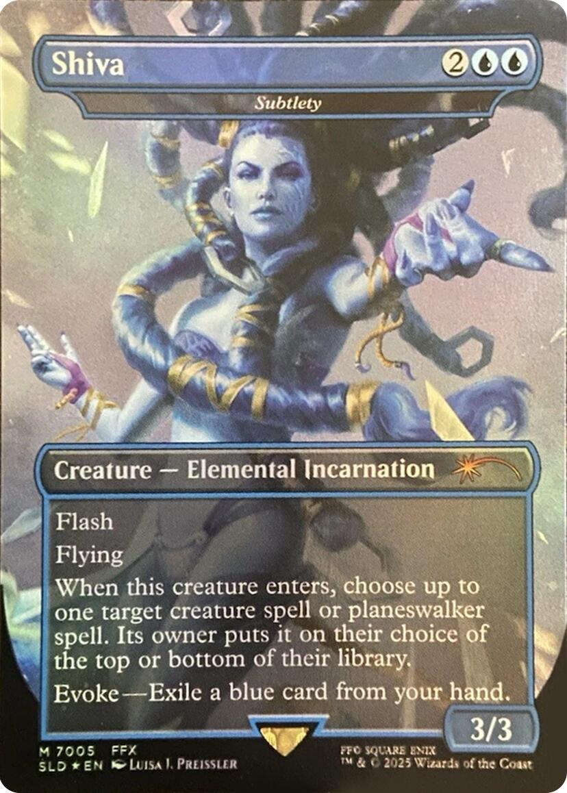Shiva - Subtlety (Rainbow Foil) [Secret Lair Drop Series] | Empire Gaming NC