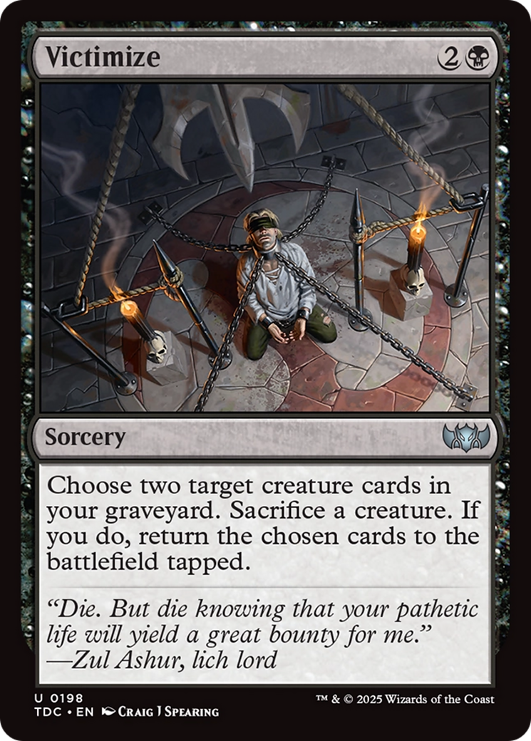 Victimize [Tarkir: Dragonstorm Commander] | Empire Gaming NC
