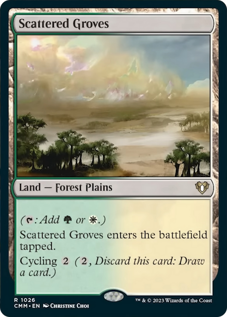 Scattered Groves [Commander Masters] | Empire Gaming NC