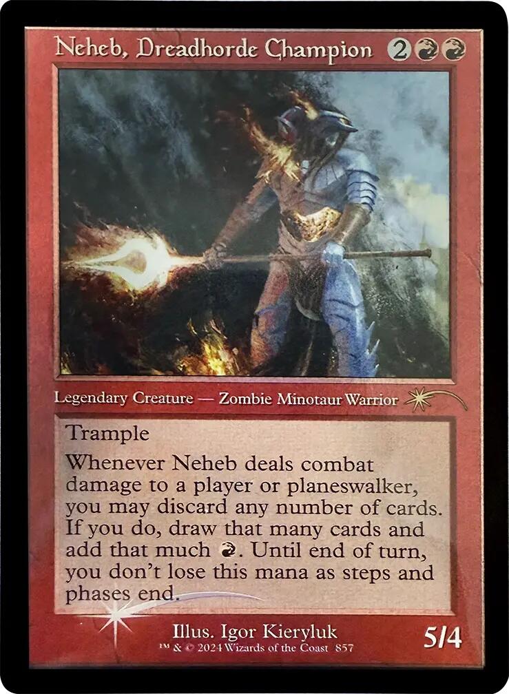 Neheb, Dreadhorde Champion (Retro Frame) [Secret Lair Drop Series] | Empire Gaming NC