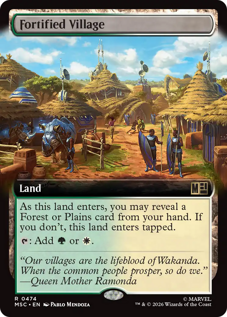 Fortified Village (Extended Art) [Marvel Super Heroes Commander] | Empire Gaming NC
