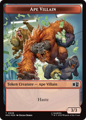 Copy (017) // Ape Villain (026) Double-Sided Token (Surge Foil) [Marvel Super Heroes Commander Tokens] | Empire Gaming NC