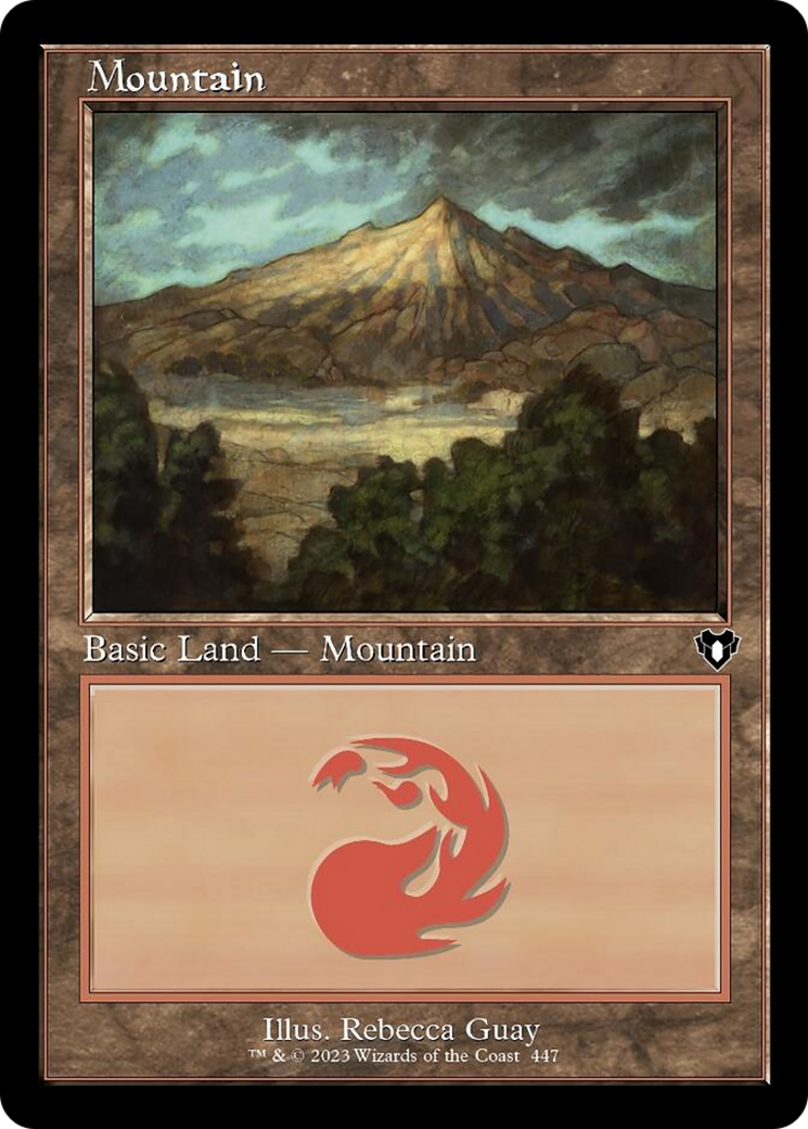 Mountain (447) (Retro) [Commander Masters] | Empire Gaming NC