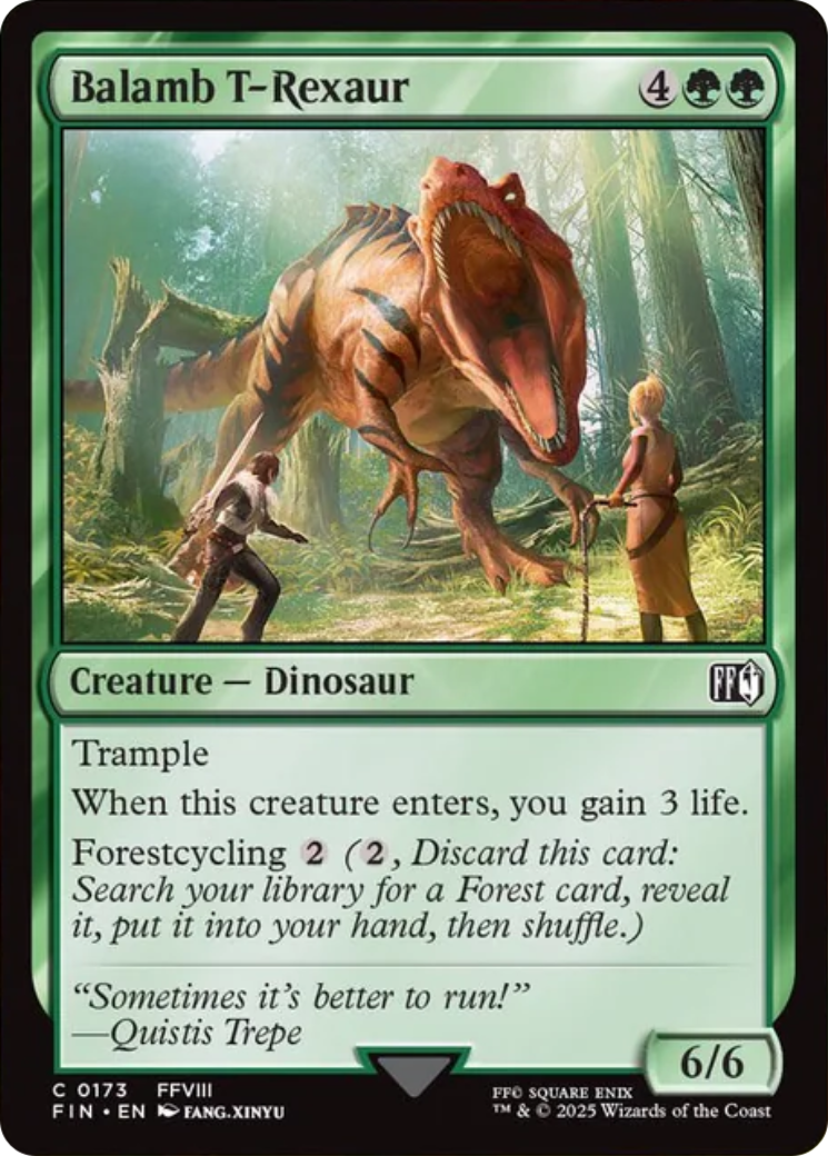 Balamb T-Rexaur [FINAL FANTASY] | Empire Gaming NC