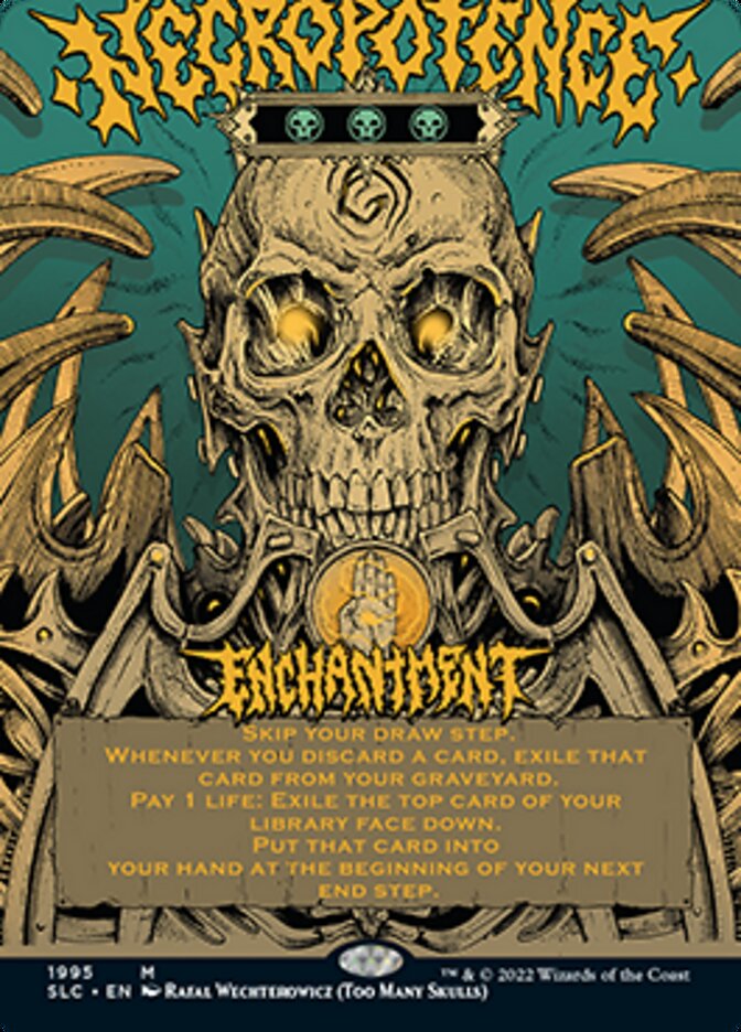 Necropotence (Borderless Alternate Art) [Secret Lair Countdown Kit] | Empire Gaming NC