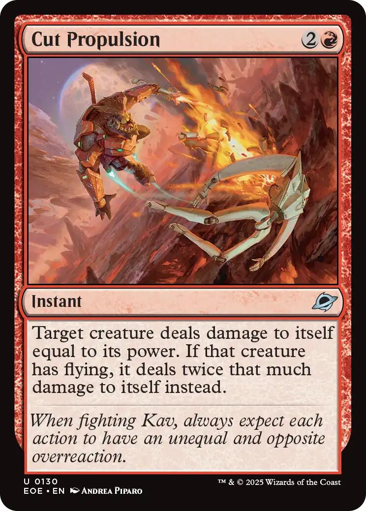 Cut Propulsion [Edge of Eternities] | Empire Gaming NC