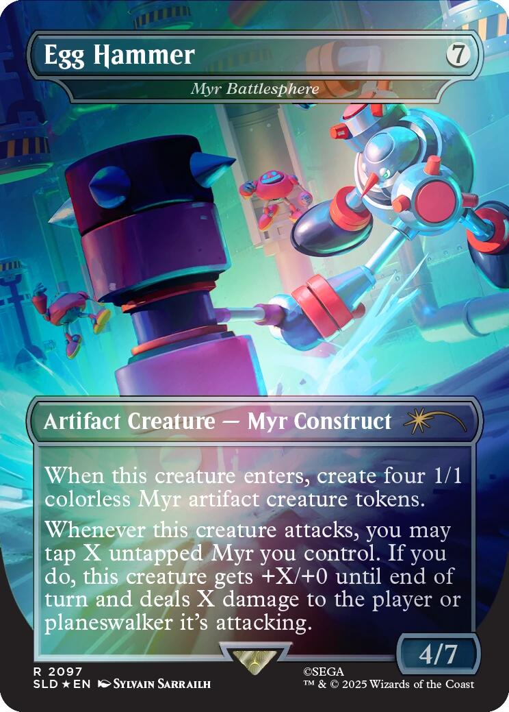 Egg Hammer - Myr Battlesphere (Rainbow Foil) [Secret Lair Drop Series] | Empire Gaming NC