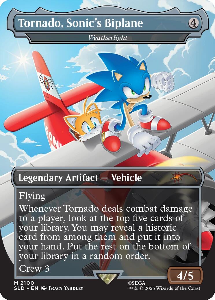Tornado, Sonic's Biplane - Weatherlight [Secret Lair Drop Series] | Empire Gaming NC
