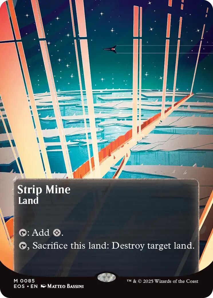 Strip Mine (0085) (Borderless) [Edge of Eternities: Stellar Sights] | Empire Gaming NC