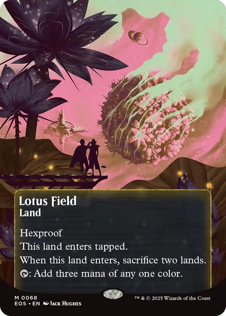 Lotus Field (0068) (Borderless) [Edge of Eternities: Stellar Sights] | Empire Gaming NC