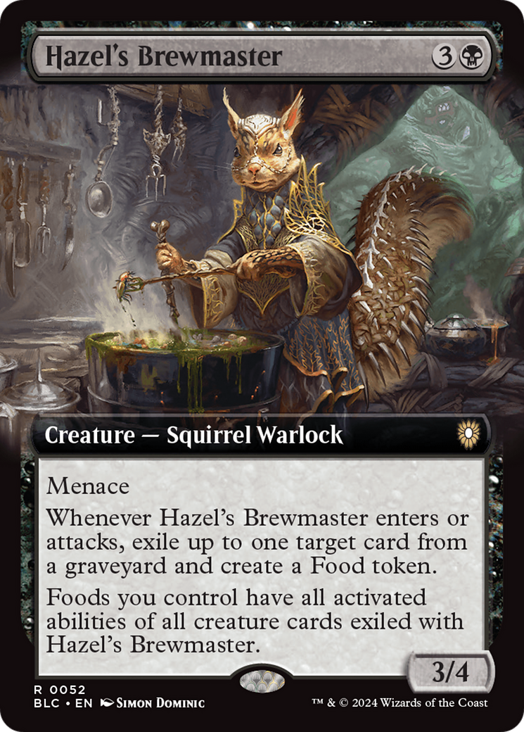 Hazel's Brewmaster (Extended Art) [Bloomburrow Commander] | Empire Gaming NC