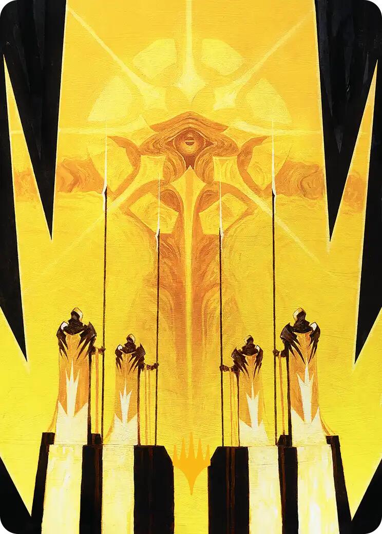 Hardlight Containment Art Card (Gold-Stamped Planeswalker Symbol) [Edge of Eternities Art Series] | Empire Gaming NC