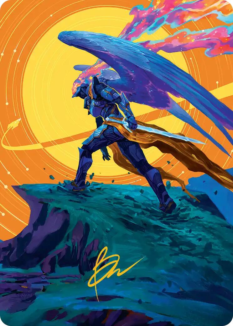 Astelli Reclaimer Art Card (Gold-Stamped Signature) [Edge of Eternities Art Series] | Empire Gaming NC