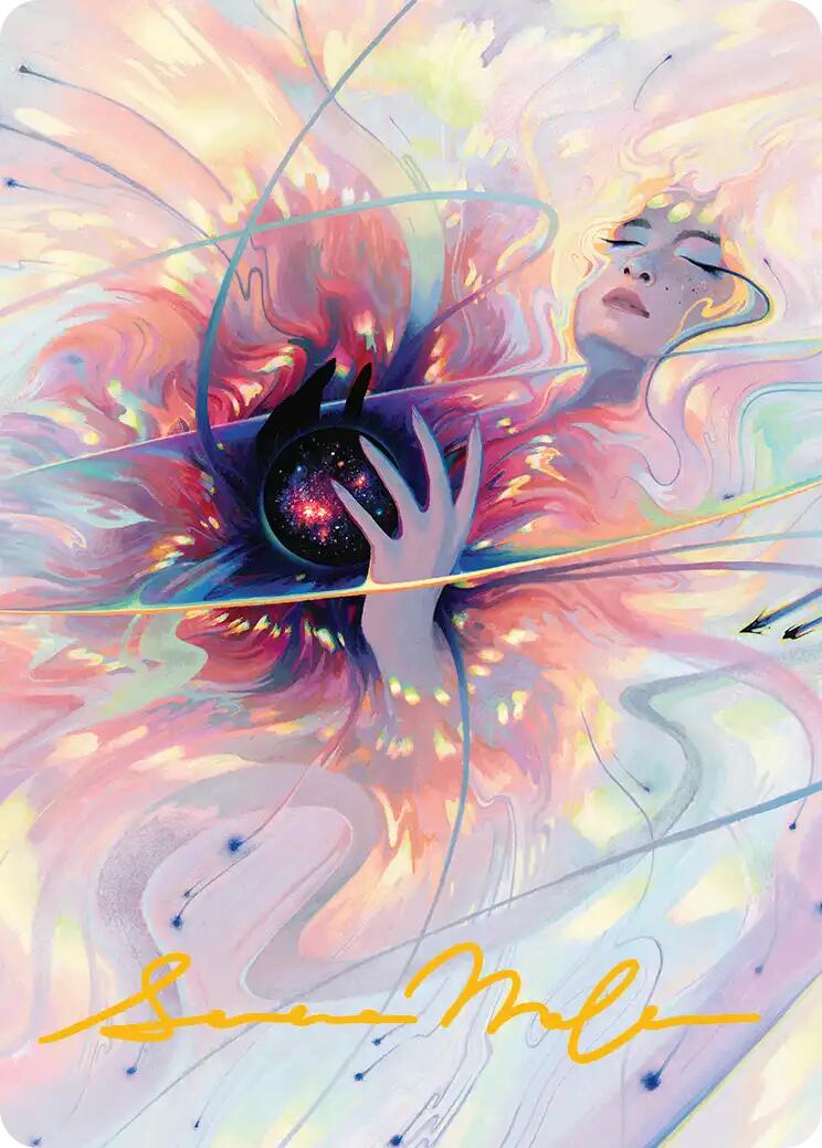 Beyond the Quiet Art Card (Gold-Stamped Signature) [Edge of Eternities Art Series] | Empire Gaming NC
