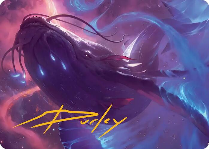 Starbreach Whale Art Card (Gold-Stamped Signature) [Edge of Eternities Art Series] | Empire Gaming NC