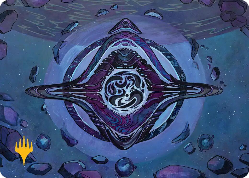 Archenemy's Charm Art Card (Gold-Stamped Planeswalker Symbol) [Edge of Eternities Art Series] | Empire Gaming NC
