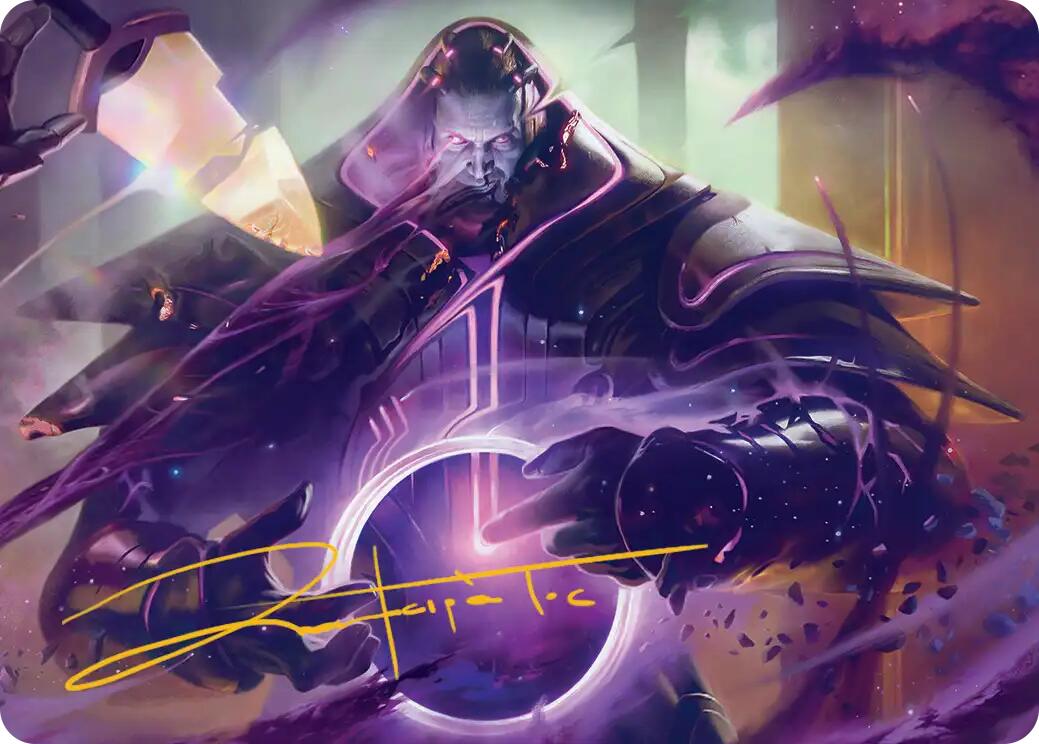 Embrace Oblivion Art Card (Gold-Stamped Signature) [Edge of Eternities Art Series] | Empire Gaming NC