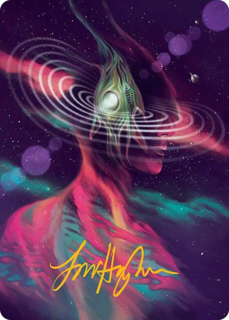 Terrasymbiosis Art Card (Gold-Stamped Signature) [Edge of Eternities Art Series] | Empire Gaming NC